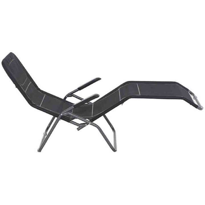 SIENA GARDEN Anco Kippliege anthrazit / schwarz